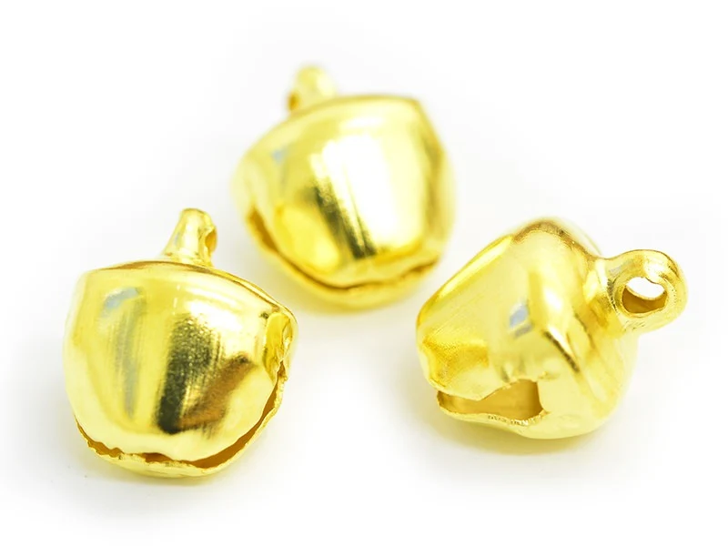 1 pendentif grelot - doré - Image 2