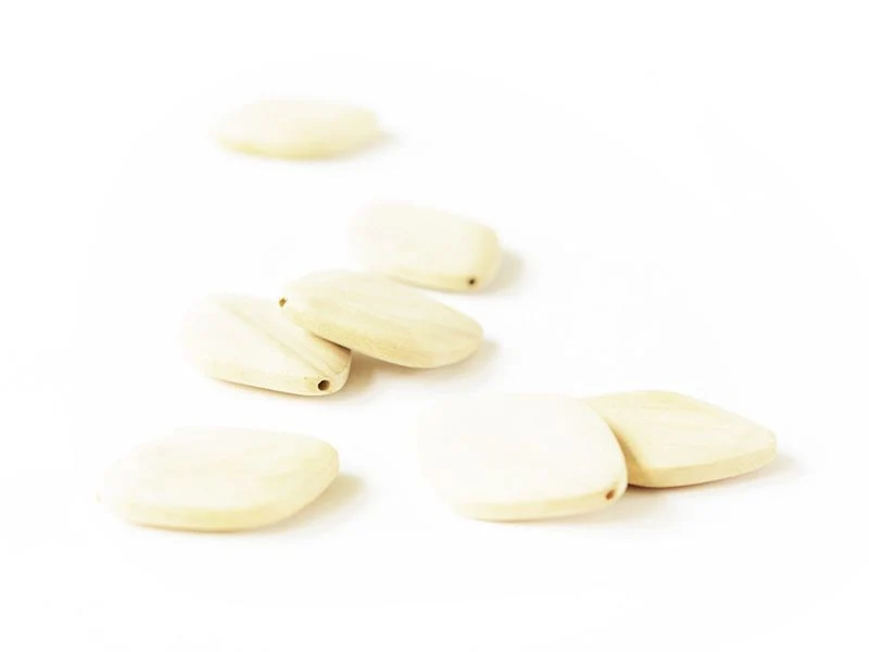 1 perle en bois - Losange 47 mm - Image 3