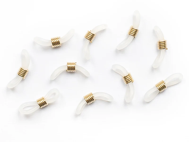 10 attaches pour lunette - embouts pour cordon à lunettes - Image 4