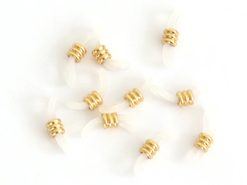 10 embouts deluxe pour cordon à lunettes - doré - Image 3