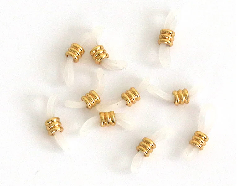 10 embouts deluxe pour cordon à lunettes - doré - Image 4
