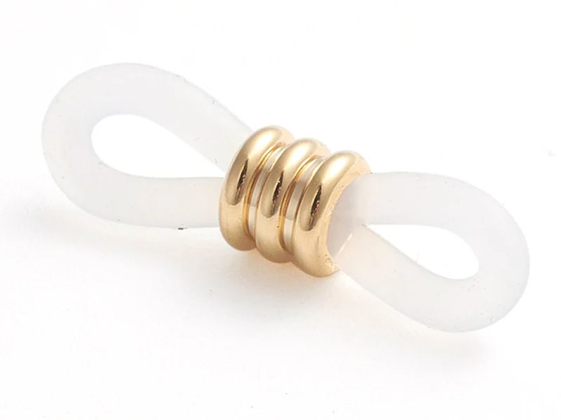 10 embouts deluxe pour cordon à lunettes - doré - Image 5
