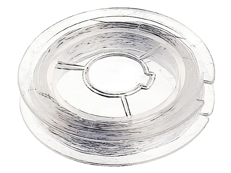 10 m de fil élastique 0,4mm pour bijoux - transparent - Image 2
