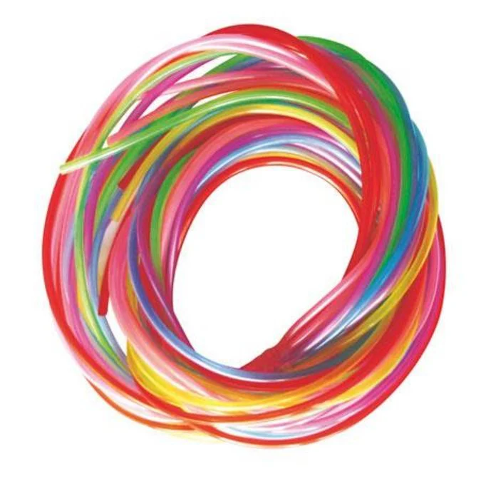 12 fils de scoubidous - Effet perlé nacré