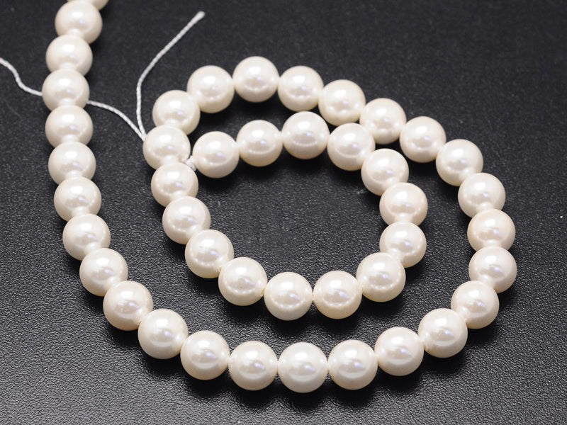 20 perles effet culture rondes - 8 mm - Image 3