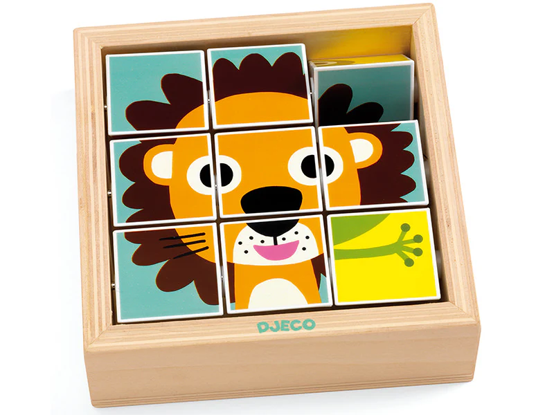3 puzzles en bois - Tournanimo - 9 pièces - Image 2