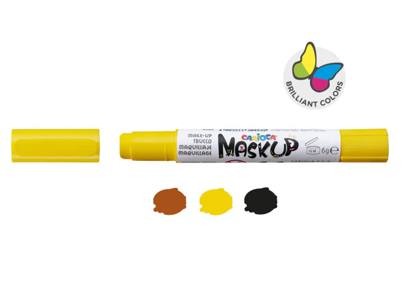 3 sticks de peinture sur visage - Maskup Animaux - Carioca - Image 2