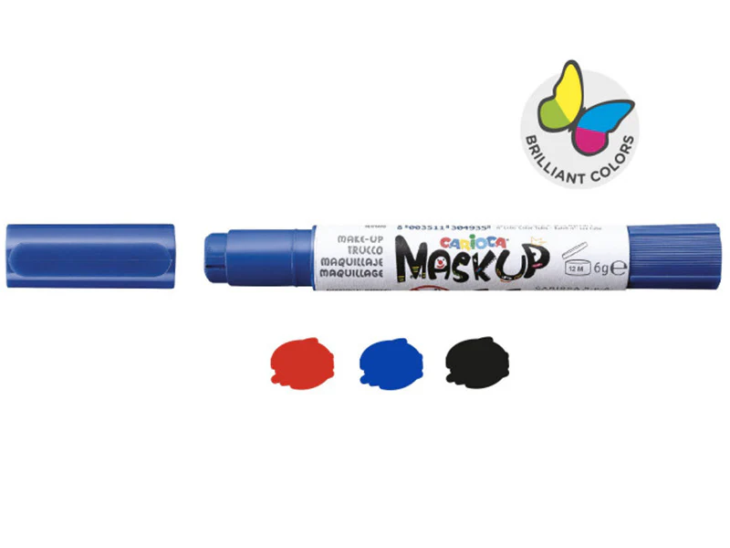 3 sticks de peinture sur visage - Maskup Carnaval - Carioca - Image 2