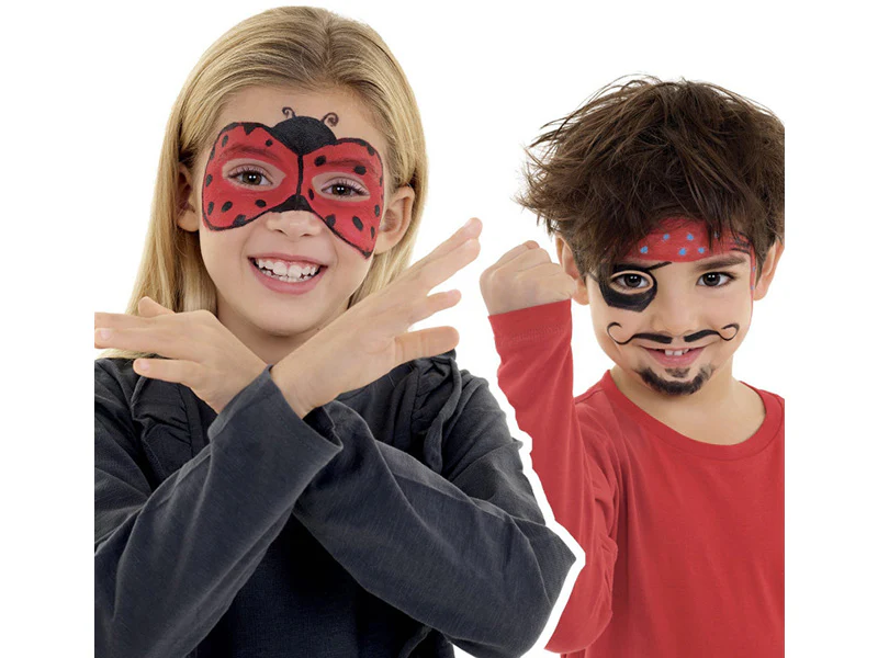3 sticks de peinture sur visage - Maskup Carnaval - Carioca - Image 3