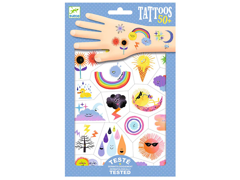 50 tatouages - Emojis météo