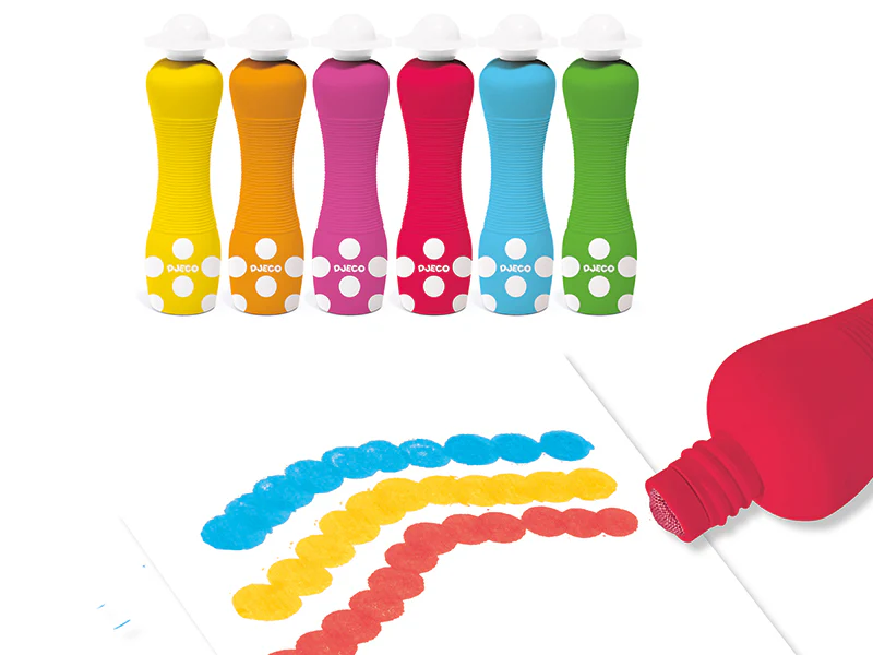 6 marqueurs mousse pour enfants - Image 2
