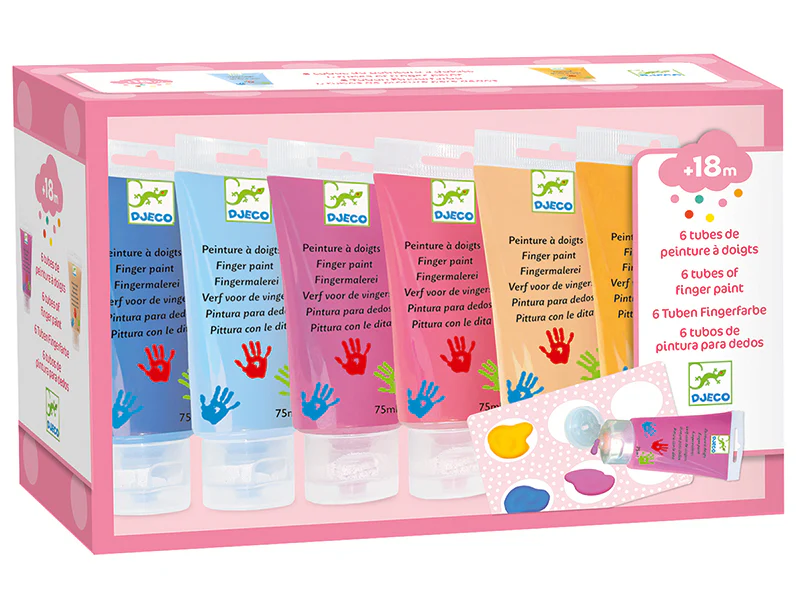 6 tubes de peinture à doigts Sweet - Image 3