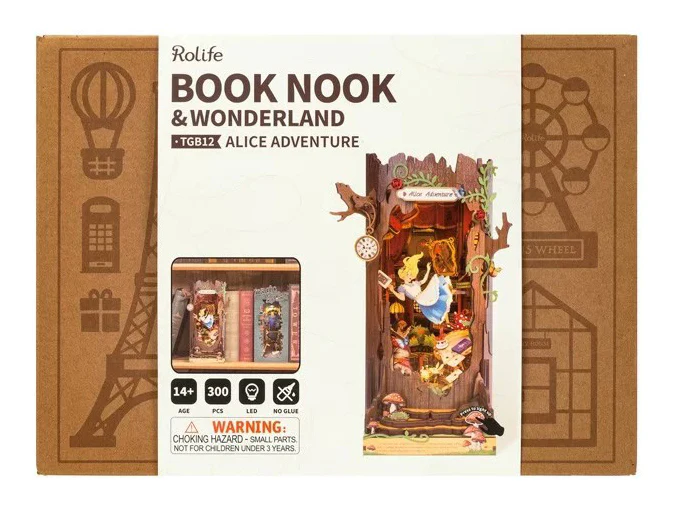 Book Nook - Pièce miniature - Alice Adventure - Rolife - Image 7