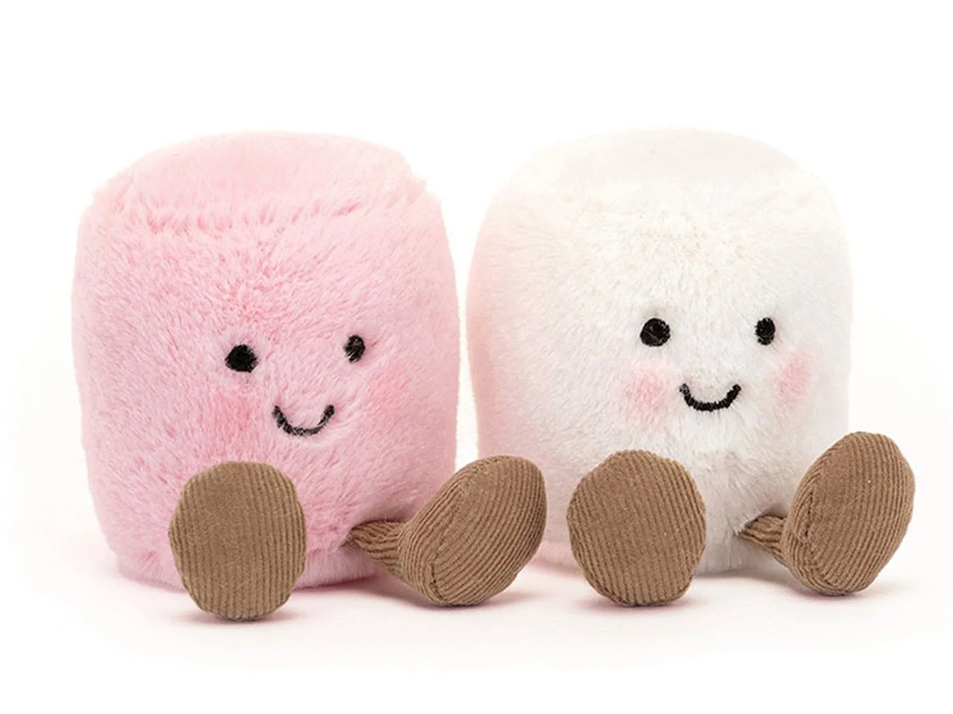 Peluche Amuseables Guimauves roses et blanches - Pink and White Marshmallows - Jellycat