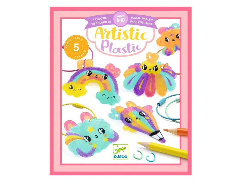 Artistic Plastic - Porte-clès Kawaï - Djeco