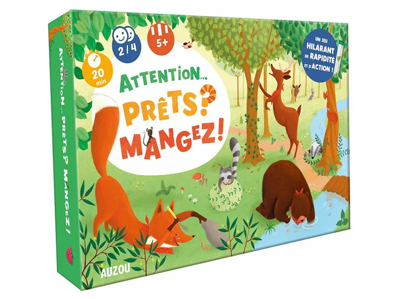 Attention... Prêts ? Mangez ! - Auzou Jeux