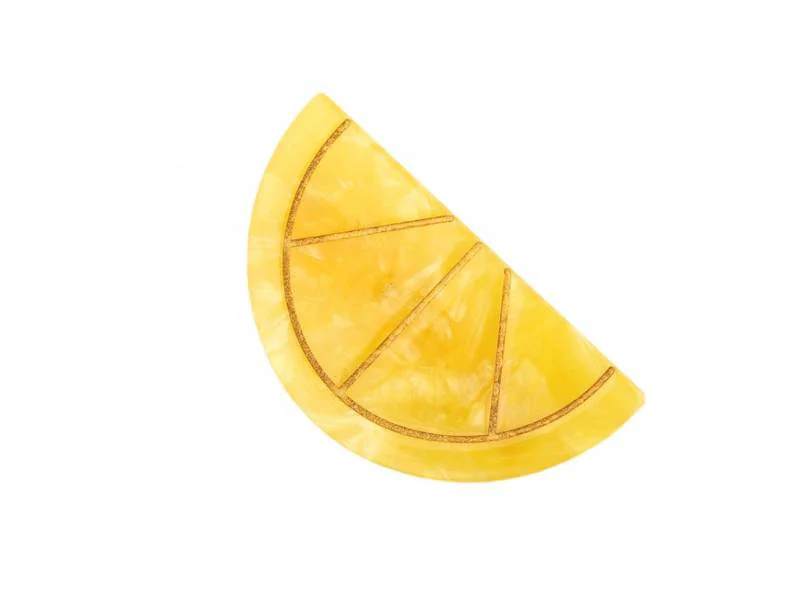 Barrette cheveux - Citron
