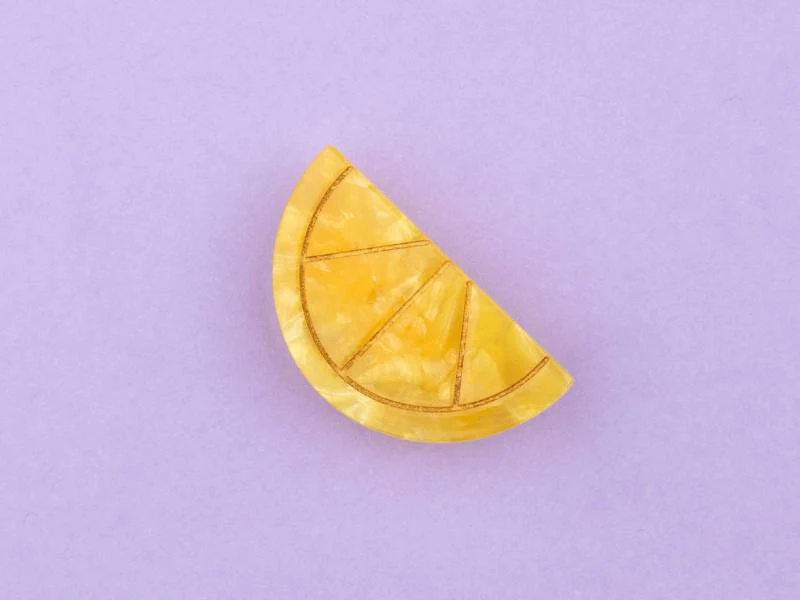 Barrette cheveux - Citron - Image 2