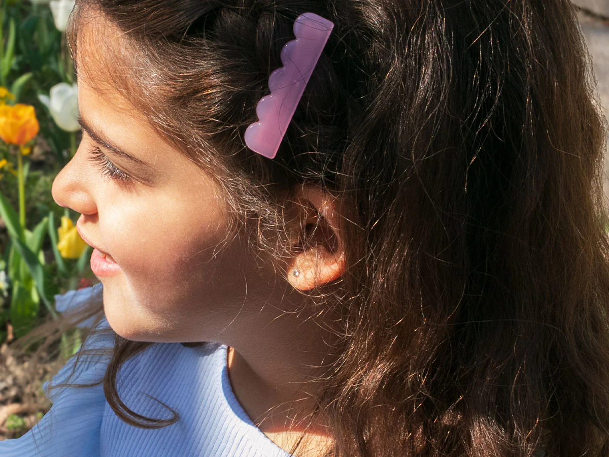 Barrette cheveux - Feston Pivoine - Image 4