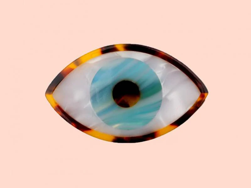 Barrette cheveux - Oeil bleu - Image 5