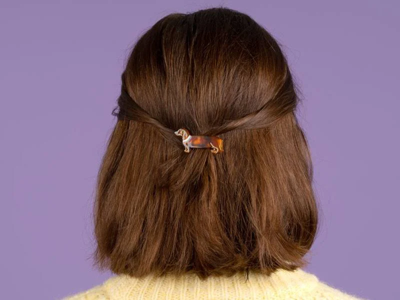 Barrette cheveux - Teckel - Image 3
