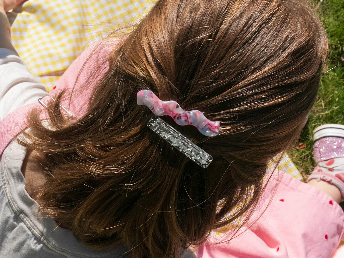 Barrette cheveux - Wavy Multicolore - Image 3