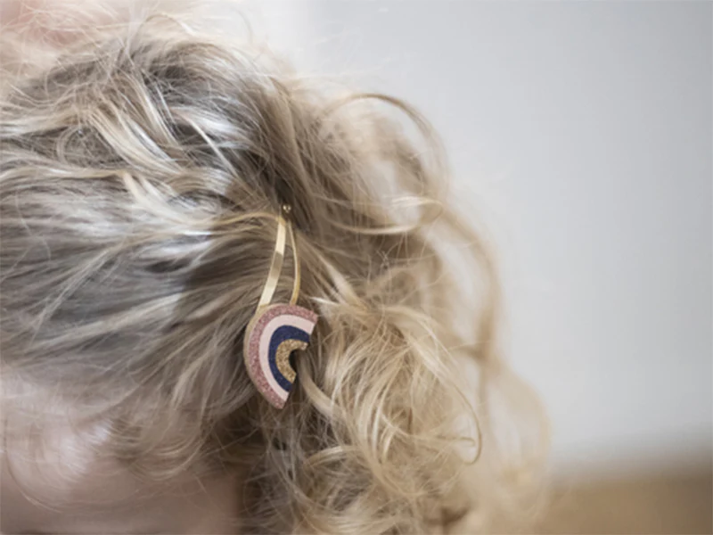 Barrettes cheveux - Arc-en-ciel - Image 4
