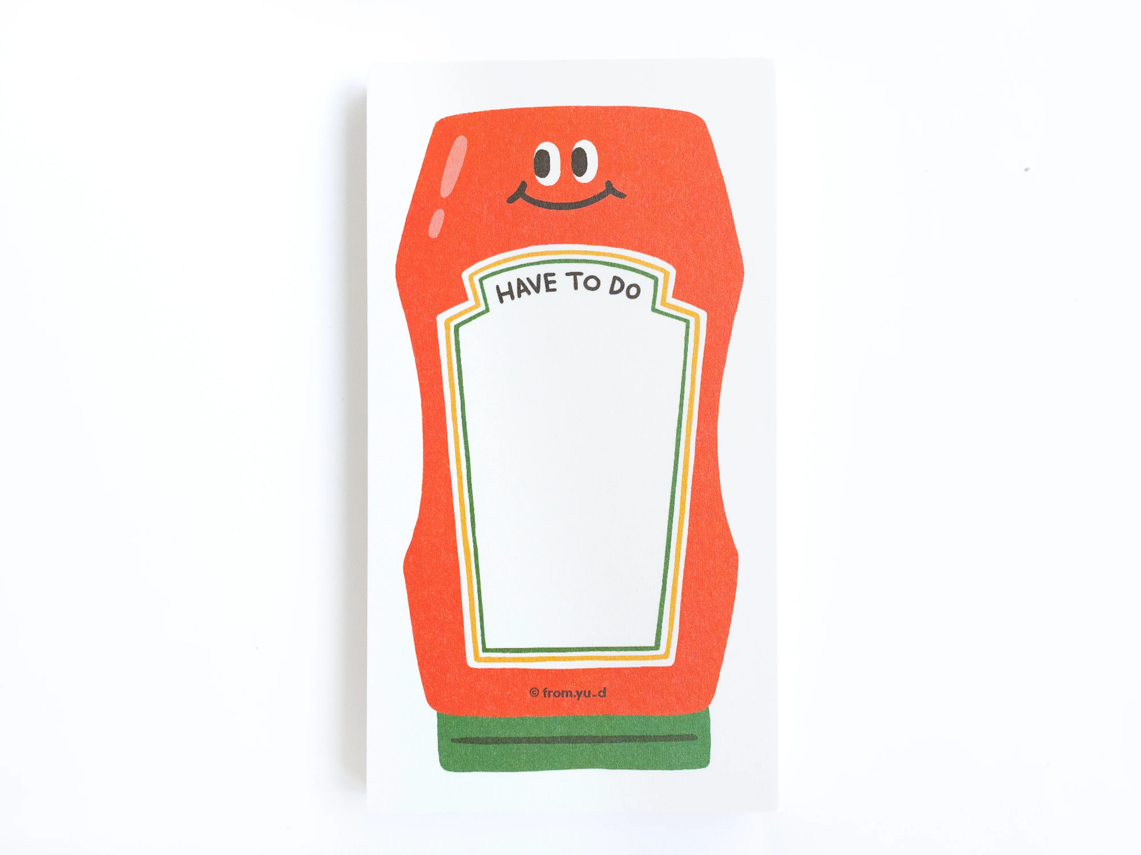 Bloc-notes ketchup