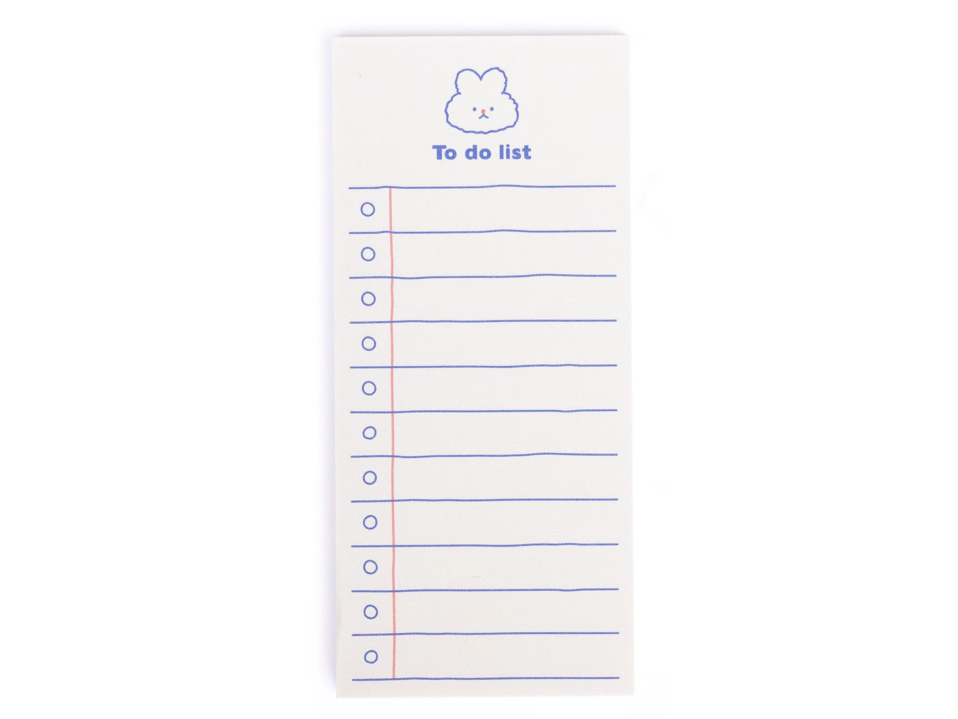 Bloc notes - To do list lapin minimaliste