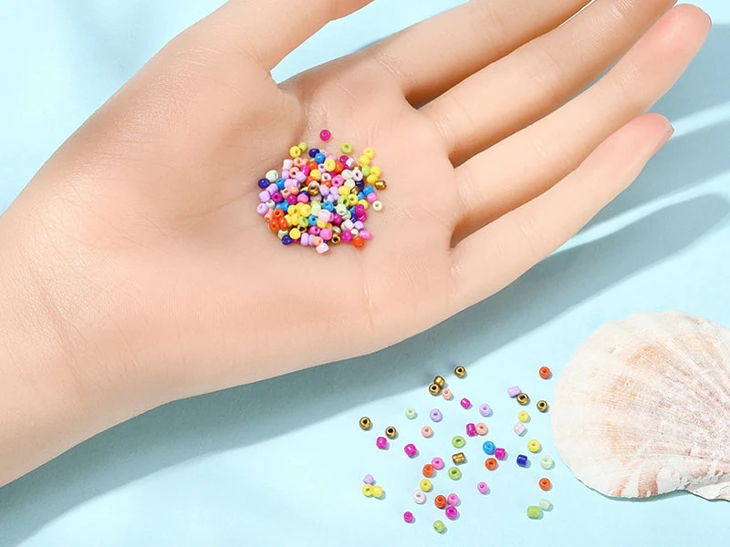 Boite de 12 couleurs pop de perles de rocailles rondes 12/0 - 2 mm - 15000 pcs - Image 4