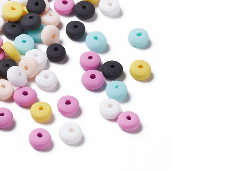 Boite de 6 couleurs de perles heishi épaisses - Image 4
