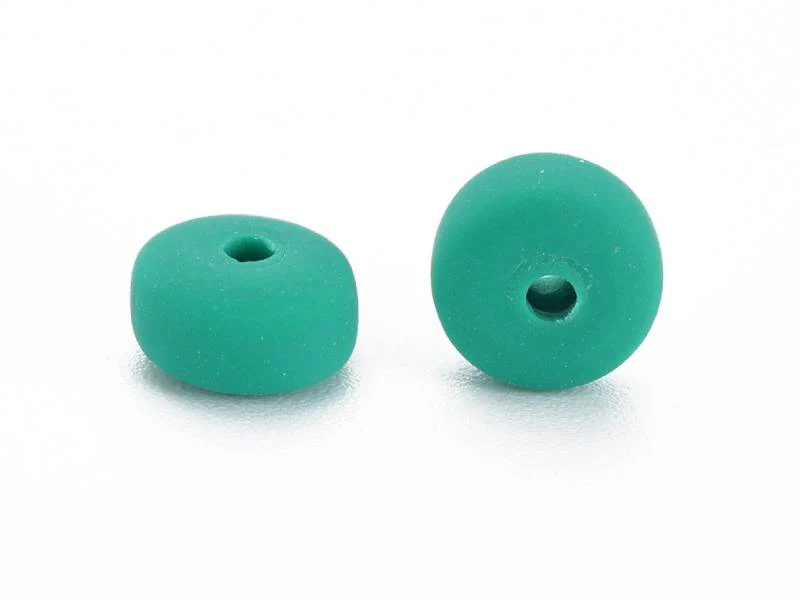Boite de perles heishi épaisses 6 mm - Vert bouteille - Image 4