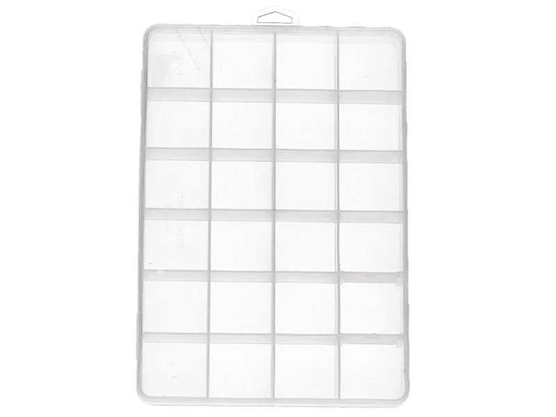 Boite de rangement pour perles - 24 compartiments - 19 x 13 cm - Image 3