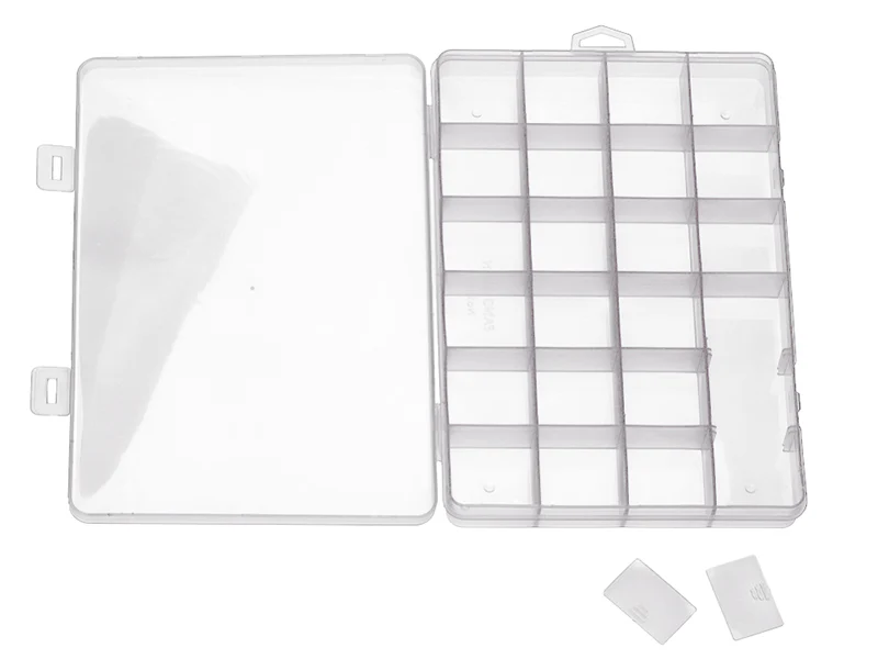 Boite de rangement pour perles - 24 compartiments - 19 x 13 cm - Image 4