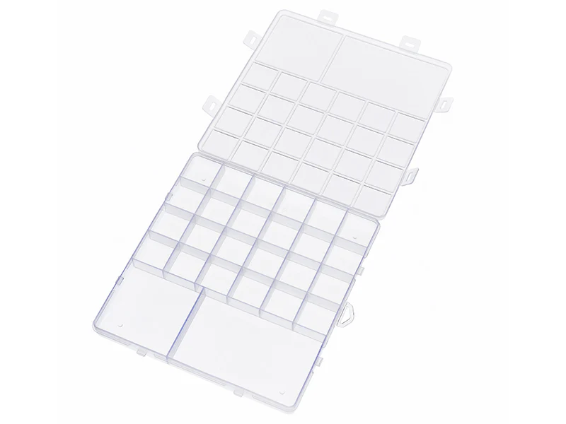 Boite de rangement pour perles - 26 compartiments - 19 x 20 cm - Image 2
