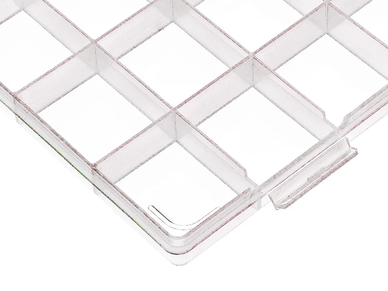 Boite de rangement pour perles - 28 compartiments - 28 x 19 cm - Image 4