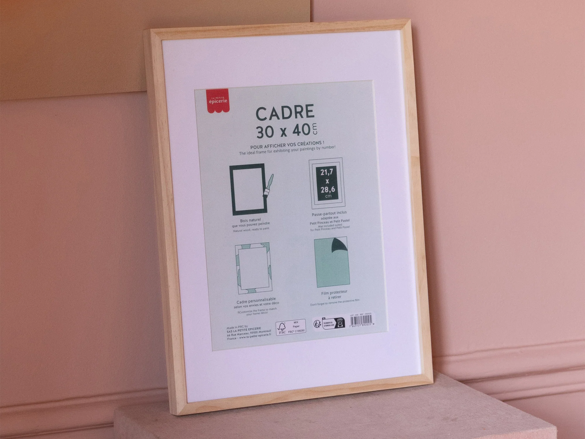 Cadre pour peinture au numéro - 30 x 40 cm - Image 5