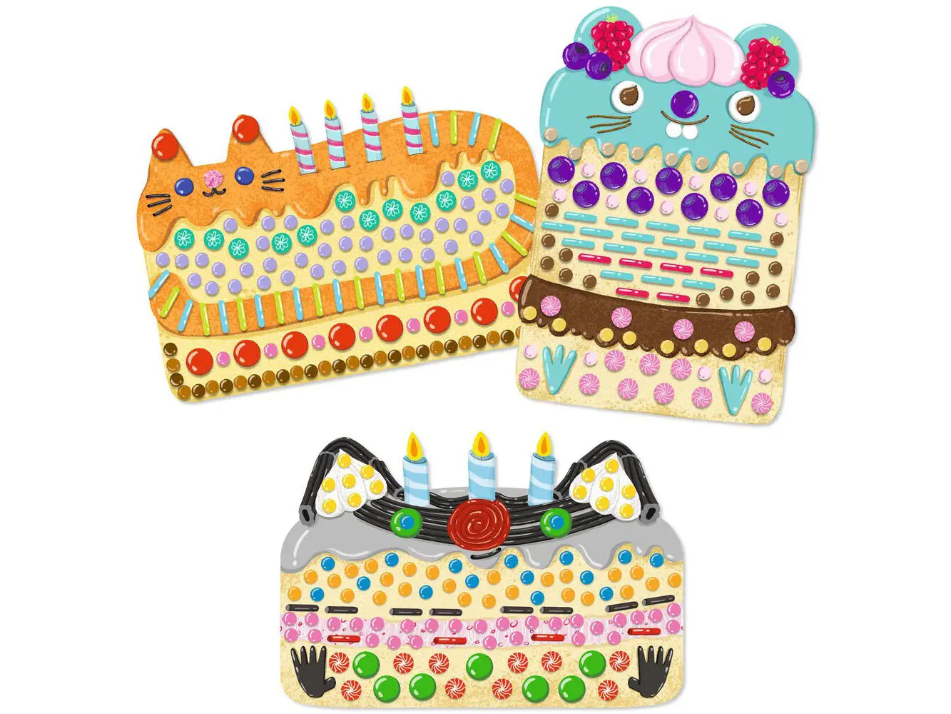 Mosaïque Cake et bonbecs - Djeco - Image 4