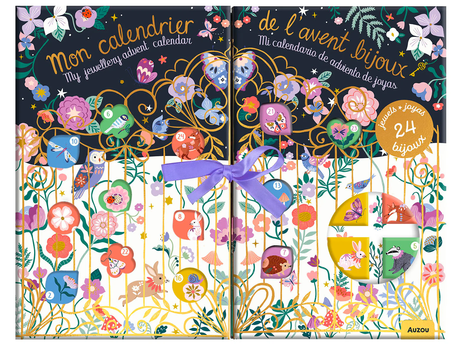 Calendrier de l'Avent Bijoux 2025 - Auzou