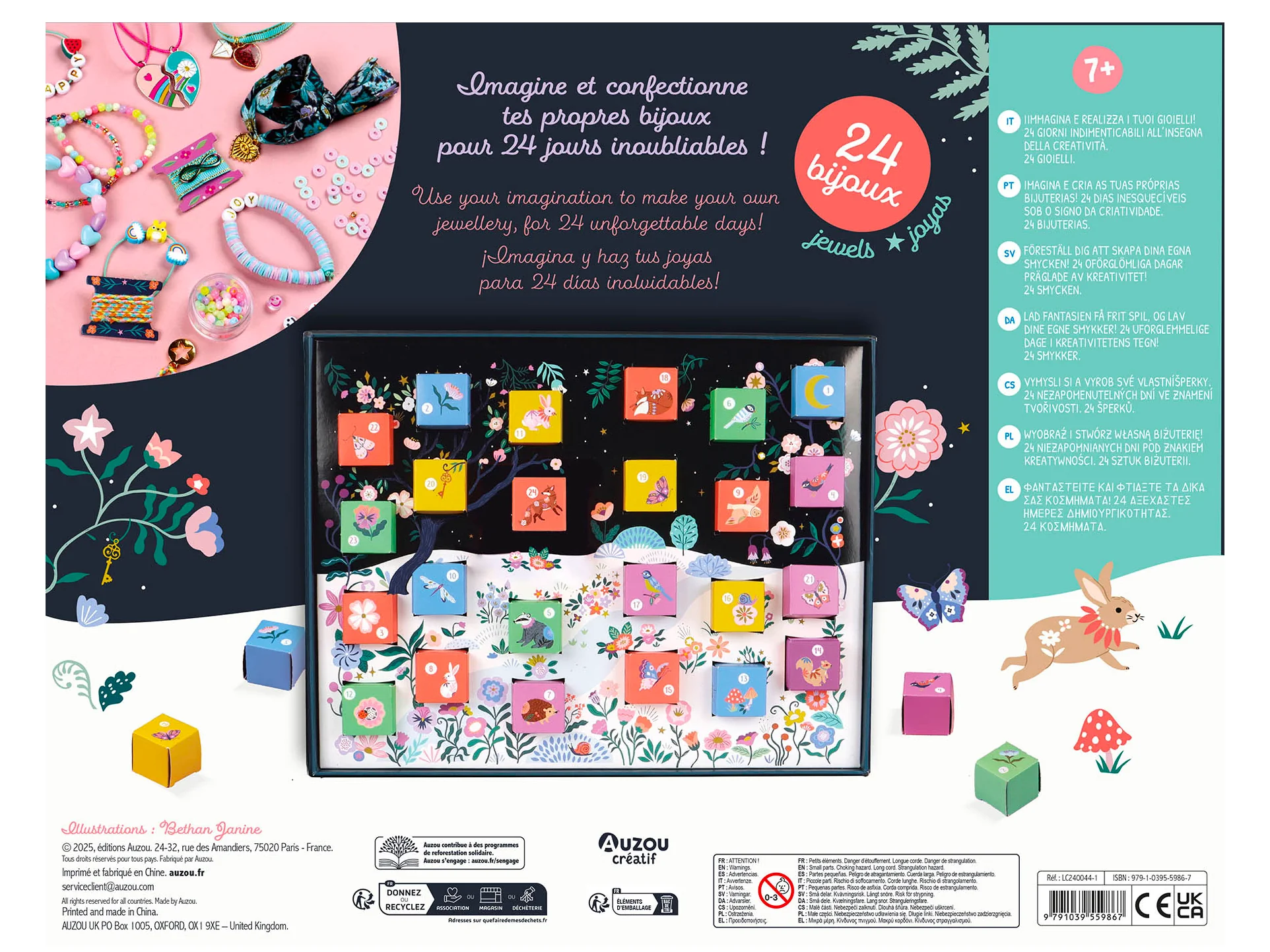 Calendrier de l'Avent Bijoux 2025 - Auzou - Image 5