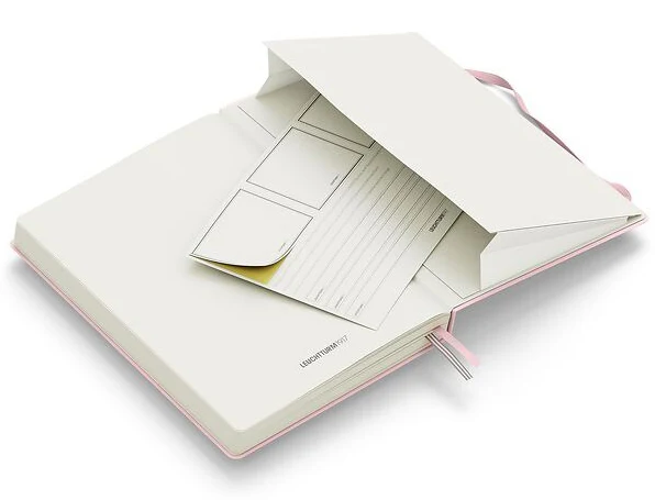 Carnet de notes Leuchtturm A5 à couverture rigide - noir - pages lignées - Image 4