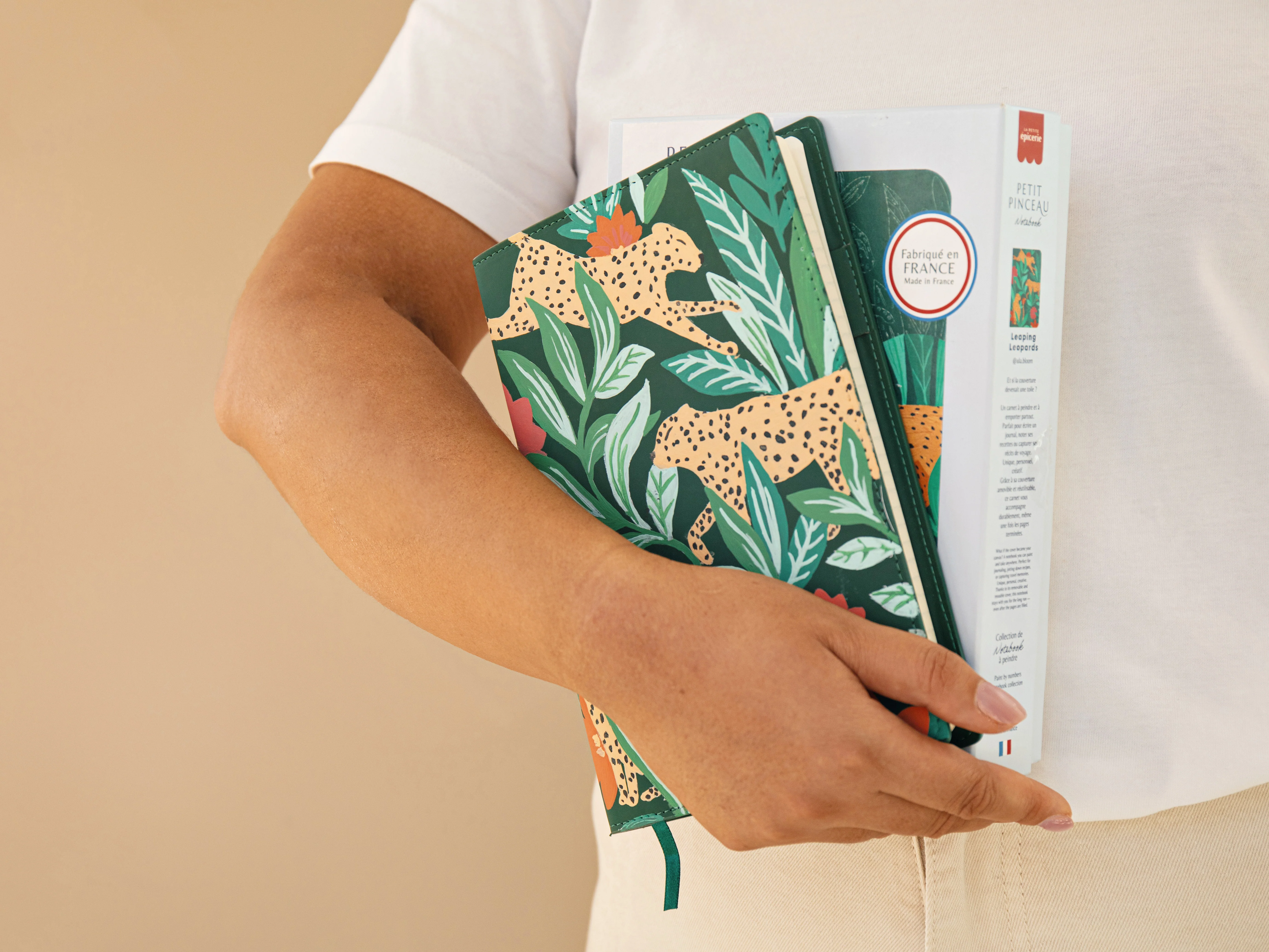 Carnet à peindre - Notebook peinture au numéro - Petit Pinceau - Leaping Leopards - Image 8