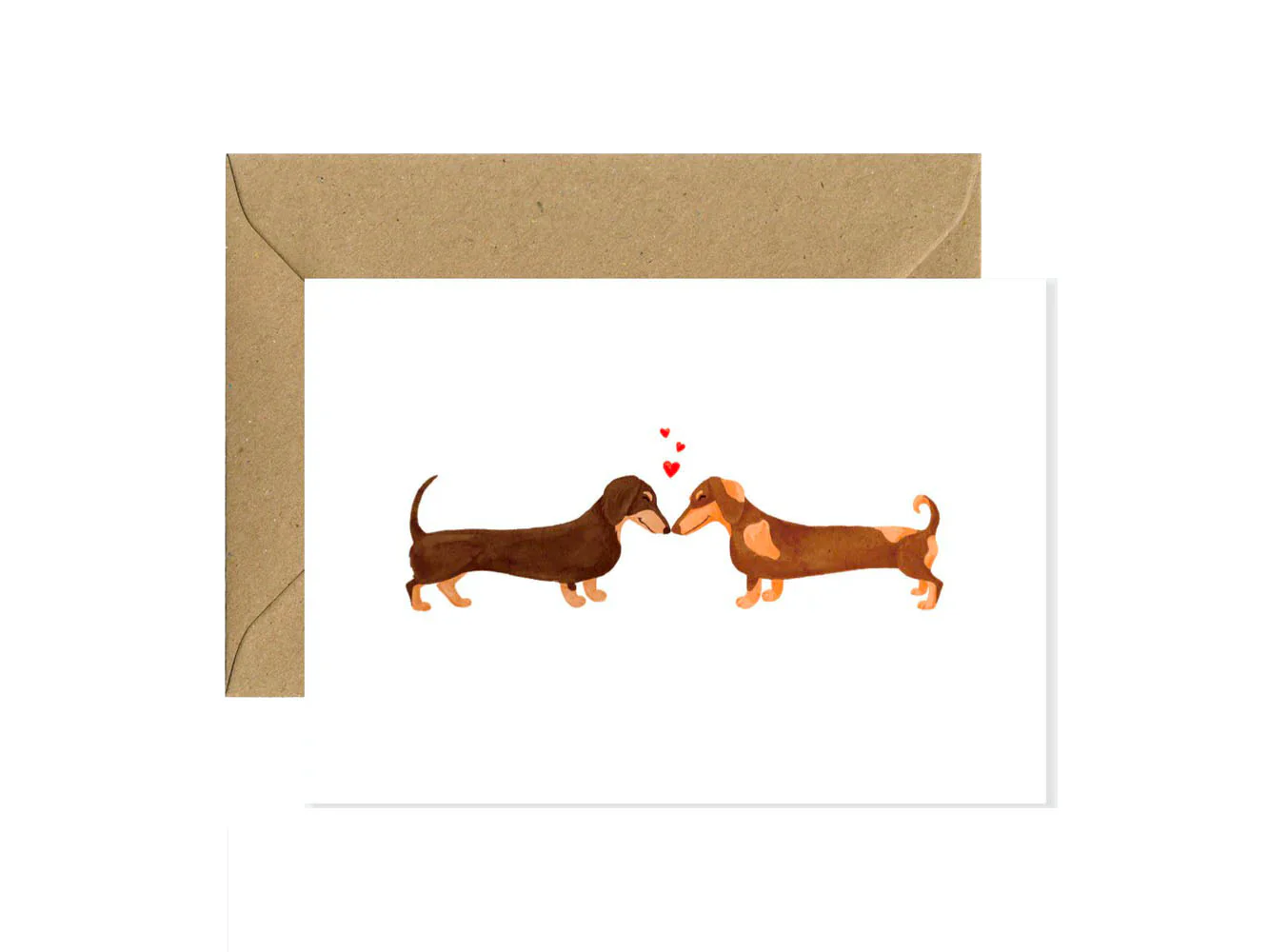 Carte de voeux Teckel Lovers - ATWS