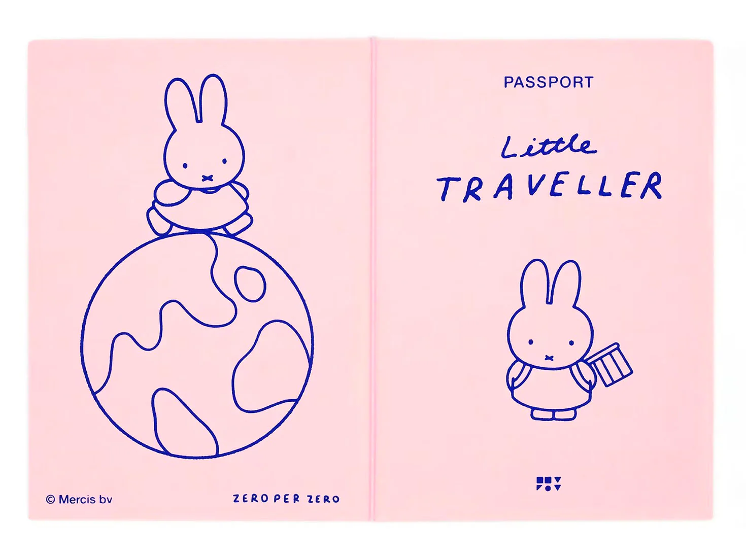 Carte Passeport Little Traveller - Miffy rose - Zero per Zero - Image 3