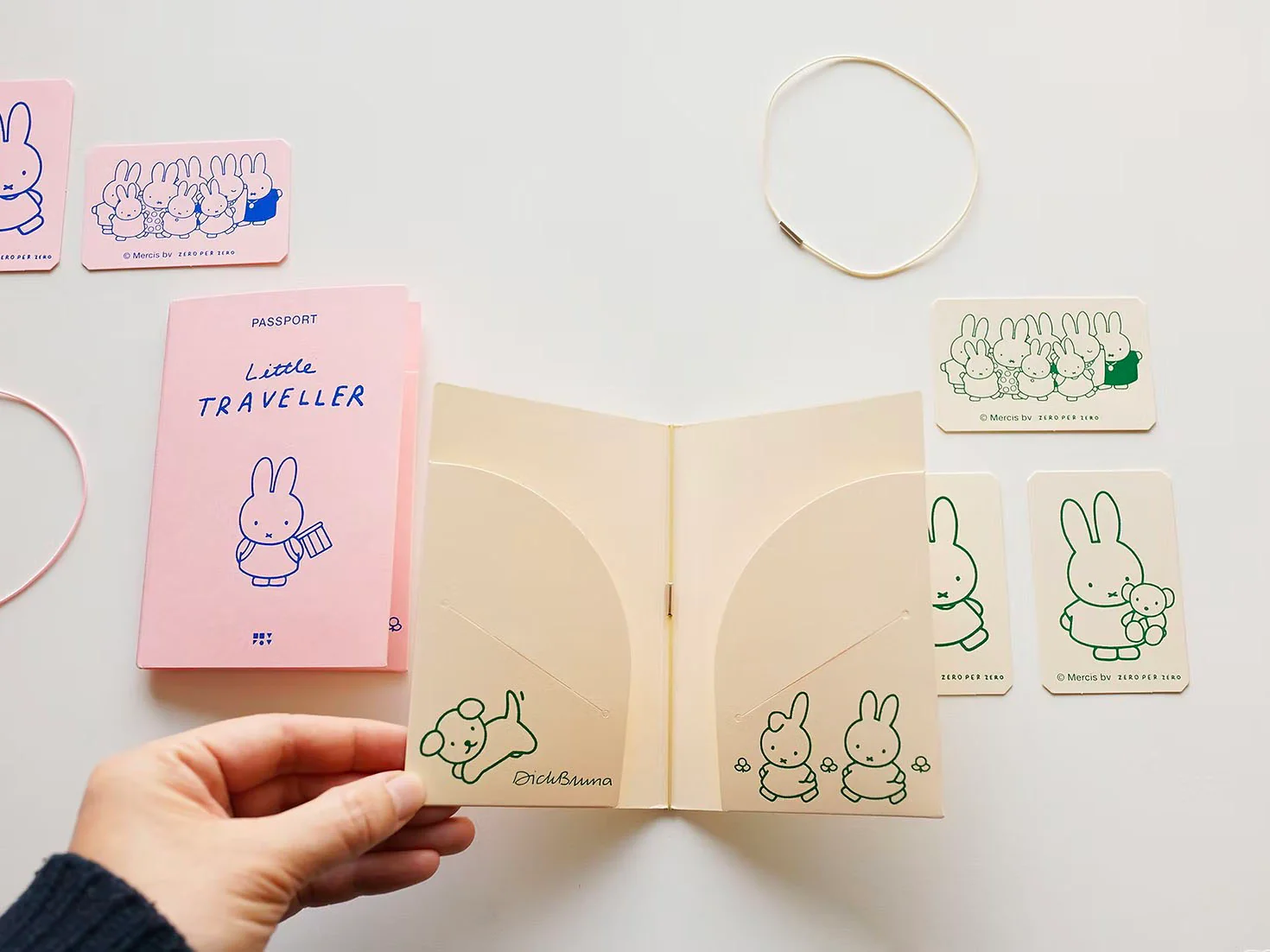 Carte Passeport Little Traveller - Miffy rose - Zero per Zero - Image 4