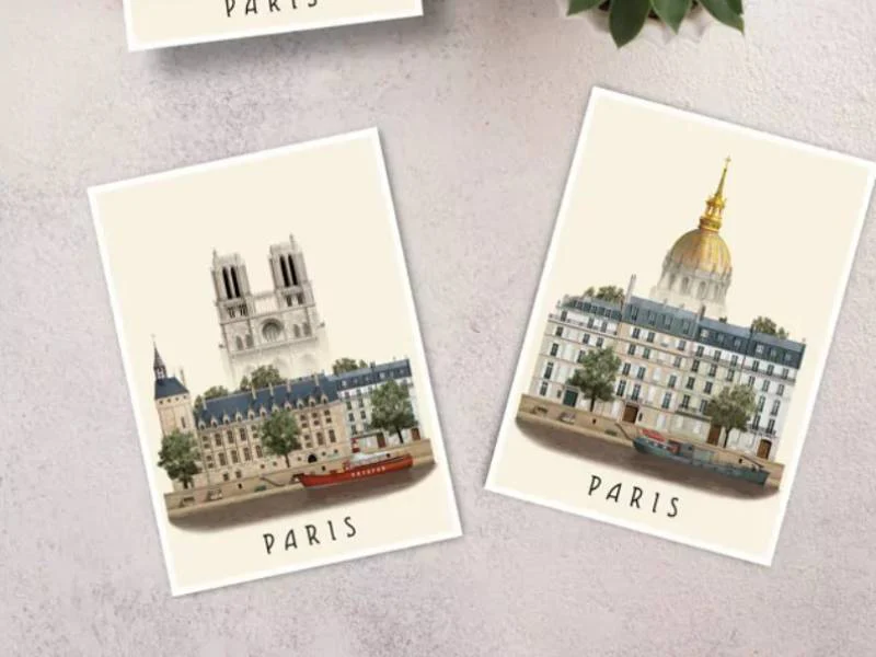 Carte postale A6 Paris VIII - Martin Schwartz - Image 3