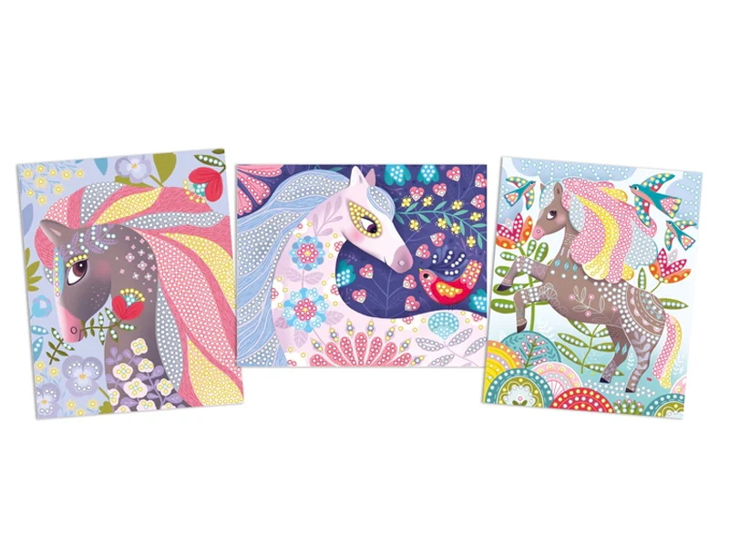 Cartes à créer "Chevaux de diamants" - Image 2