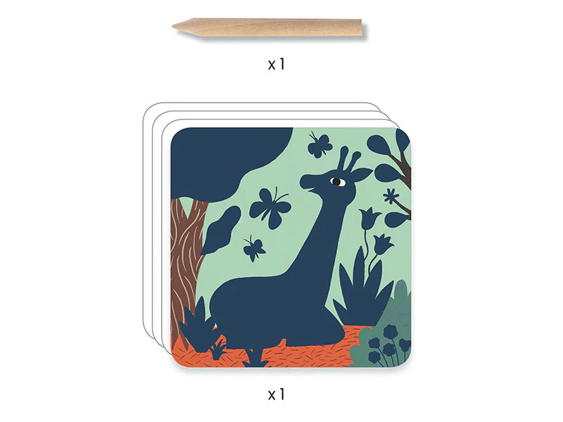 Cartes à gratter des petits - Grosses bêtes - Image 3