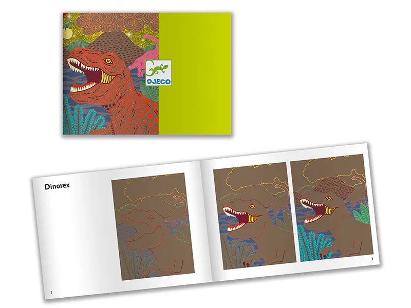 Cartes à gratter - Le règne des dinosaures - Image 2