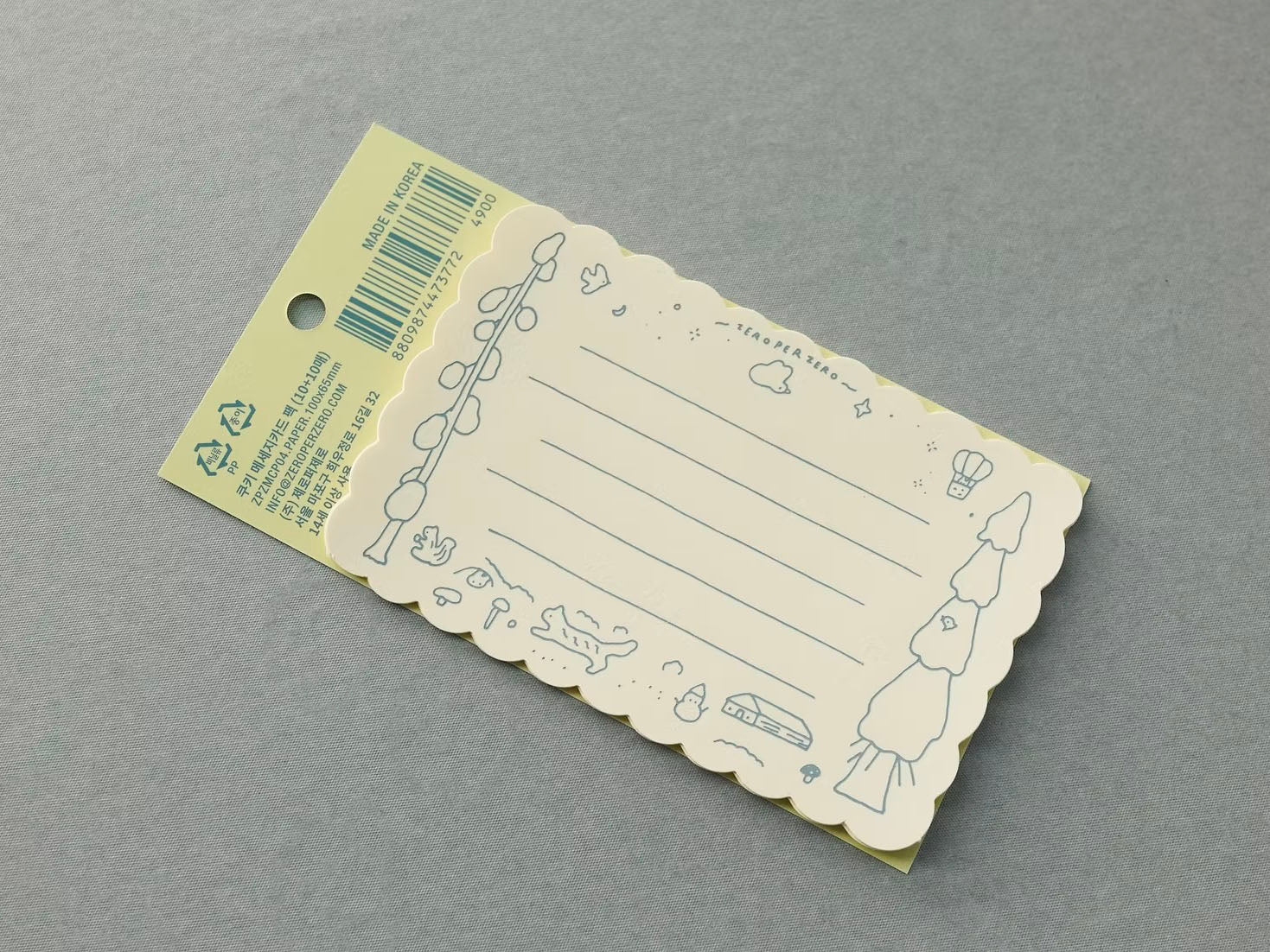 Cartes pour message x 10 - Zero per Zero - Image 4